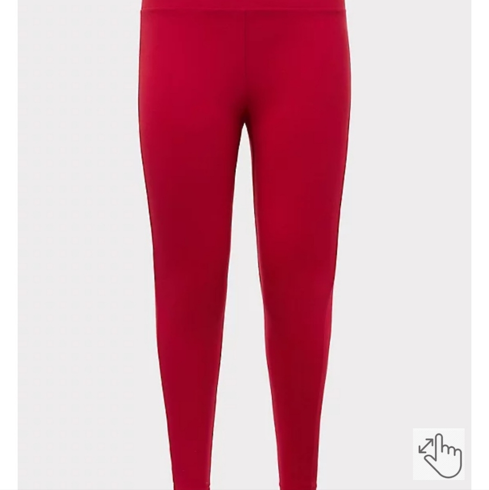 Torrid Red Leggings 4x